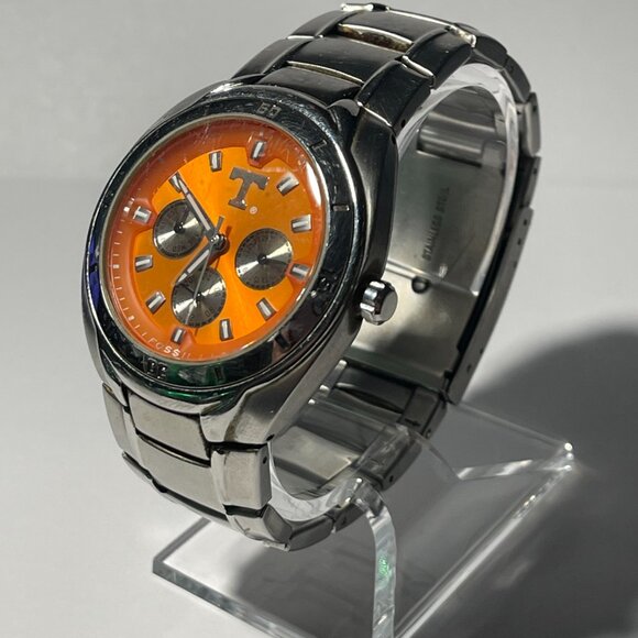Tennessee Volunteers NCAA Stainless-Steel Chronograph Watch by Fossil NEW (RARE) - Picture 6 of 9